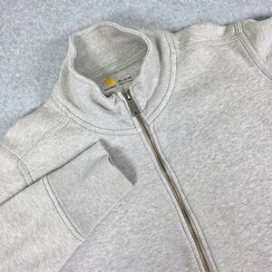 Carhartt Kids Girls Gray Full Zip‎ Jacket Sweatshirt Logo XL (16/18)